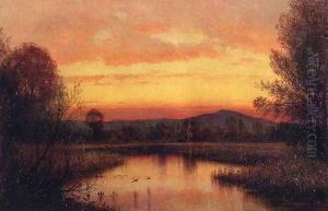 Twilight on the Marsh by Thomas Worthington Whittredge