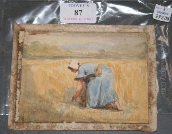 Woman Reaping - view 1