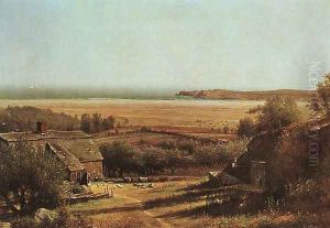 House by the Sea 1872 by Thomas Worthington Whittredge
