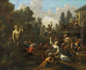 Gallant Festivities In A Park Landscape Gallant Festivities In A Park Landscape