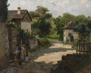Lavandaie In Campagna by Carlo Brancaccio