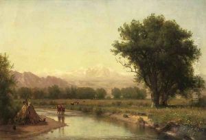 Indian Encampment on the Platte (III)