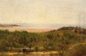 Newport Beach, Rhode Island by Thomas Worthington Whittredge