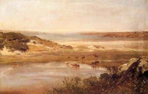 Landscape with River by Thomas Worthington Whittredge