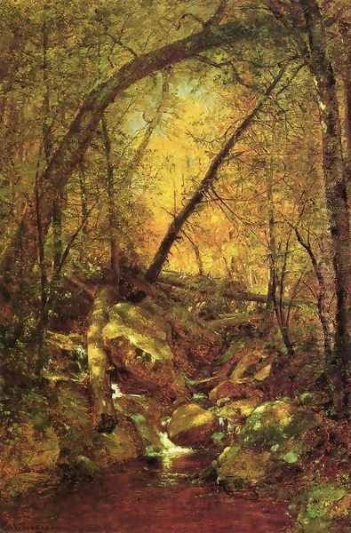 Sunshine on the Brook by Thomas Worthington Whittredge