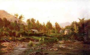 Landscape with Trees and Cattle by Thomas Worthington Whittredge