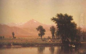 Crossing The River Platte 1871 by Thomas Worthington Whittredge