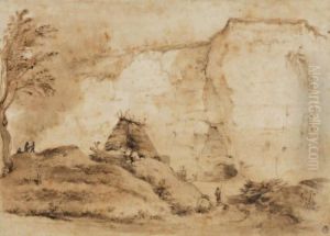 Paysage Montagneux D'italie by Bartholomeus Breenbergh