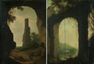 Landskap Med Figurer by Bartholomeus Breenbergh