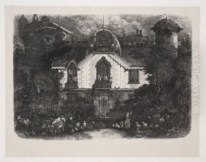 La Maison Enchantee by Rodolphe Bresdin