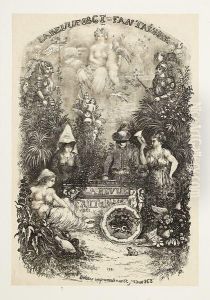 Frontispice Pour La Revue Fantaisiste by Rodolphe Bresdin