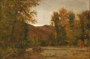 Deer in a Landscape by Thomas Worthington Whittredge