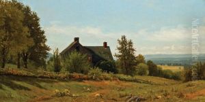A View From The Farm by James Renwick Brevoort