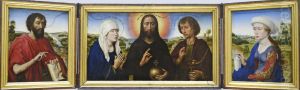 Braque Family Triptych c. 1450 by Rogier van der Weyden