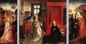 Annunciation Triptych c. 1440 by Rogier van der Weyden
