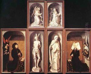 The Last Judgment Polyptych (reverse side) 1446-52 by Rogier van der Weyden
