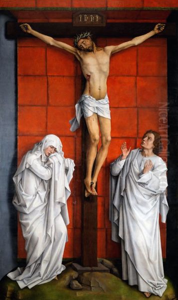 Christus on the Cross with Mary and St John c. 1460 - view 1