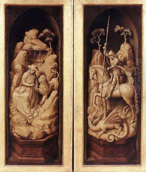 Sforza Triptych (exterior) c. 1460 - view 1