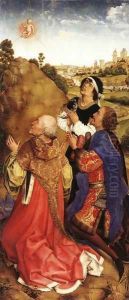 Bladelin Triptych (right wing) 1445-50 by Rogier van der Weyden