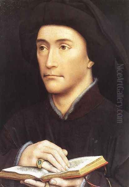 Portrait of a Man holding a book - view 1