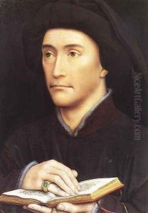 Portrait of a Man holding a book by Rogier van der Weyden