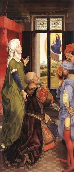 Bladelin Triptych (left wing) 1445-50 - view 1