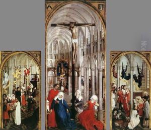 Seven Sacraments Altarpiece 1445-50 by Rogier van der Weyden