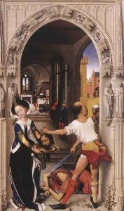 St John the Baptist altarpiece - right panel by Rogier van der Weyden