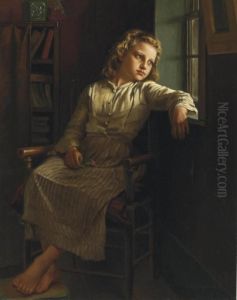 Girl At The Window by John George Brown
