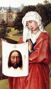 Crucifixion Triptych (detail) c. 1445 by Rogier van der Weyden