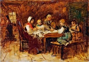 Konyhai Jelenet by Lajos Bruck