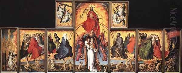 The Last Judgment Polyptych 1446-52 - view 1