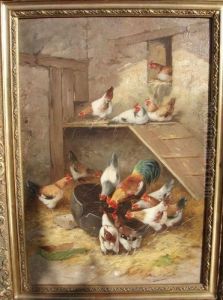 Le Poulailler by Alphonse de Neuville