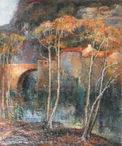 Paysage Au Pont by Lev Bruni