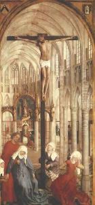Seven Sacraments (central panel) 1445-50 by Rogier van der Weyden