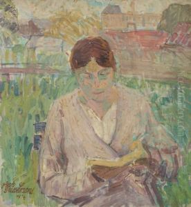 La Lecture by Jean Brusselmans