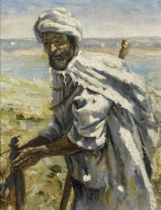 Bedouin Before A River