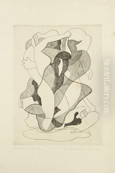 Baigneuse Et Satyre - view 1