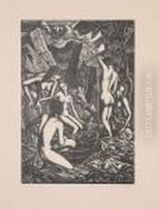 Baigneuses by John Buckland-Wright