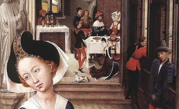 St John Altarpiece (detail-2) 1455-60 - view 1