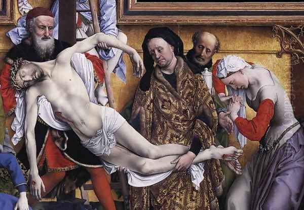 Deposition (detail-1) c. 1435 - view 1