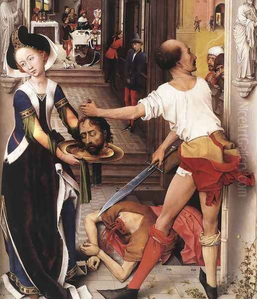 St John Altarpiece (detail-1) 1455-60 - view 1