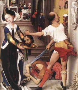 St John Altarpiece (detail-1) 1455-60
