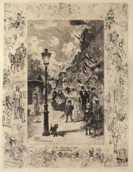 La Fete Nationale Au Boulevard Clichy - view 1