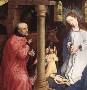 Pierre Bladelin Triptych (detail-1) 1445-50