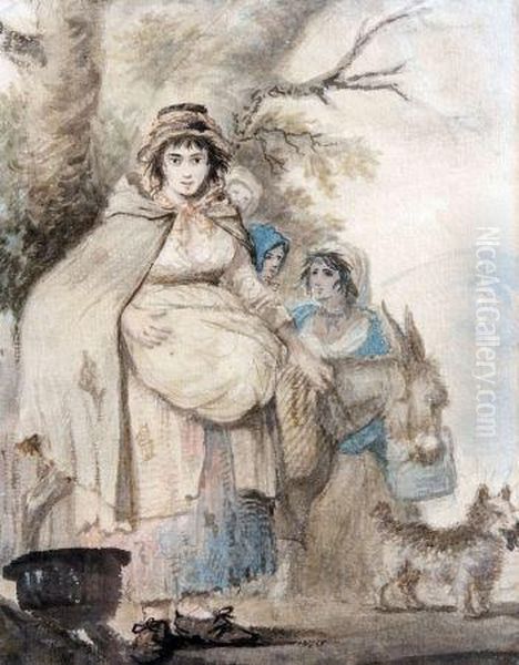A Rustic Family With Donkey - view 1