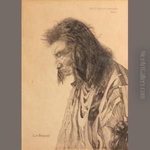 Iron Crow's Father by Elbridge Ayer Burbank