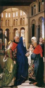 St Columba Altarpiece (right panel) c. 1455