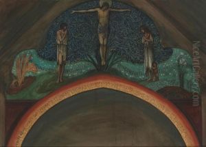 The Tree Of Life: A Study For The Mosaics In The American Church, Rome by Sir Edward Coley Burne-Jones