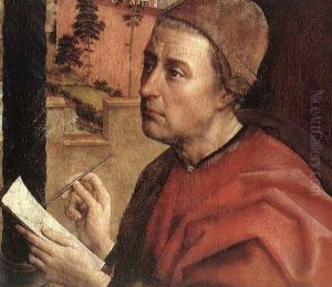 St Luke Drawing a Portrait of the Madonna (detail) 1435